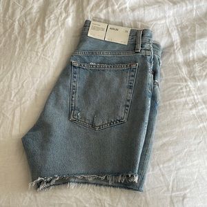Agolde Riley cut-off shorts size 29